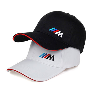 M Power Cap, White & Black