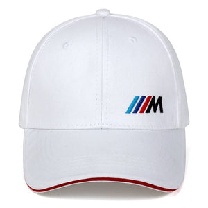 M Power Cap, White & Black