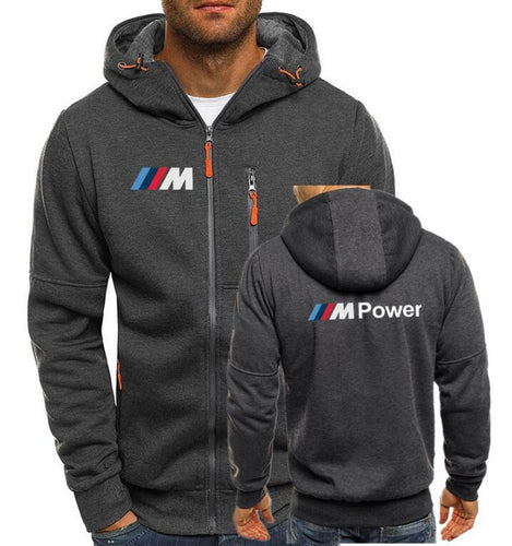 M Power Zipper Hoodie